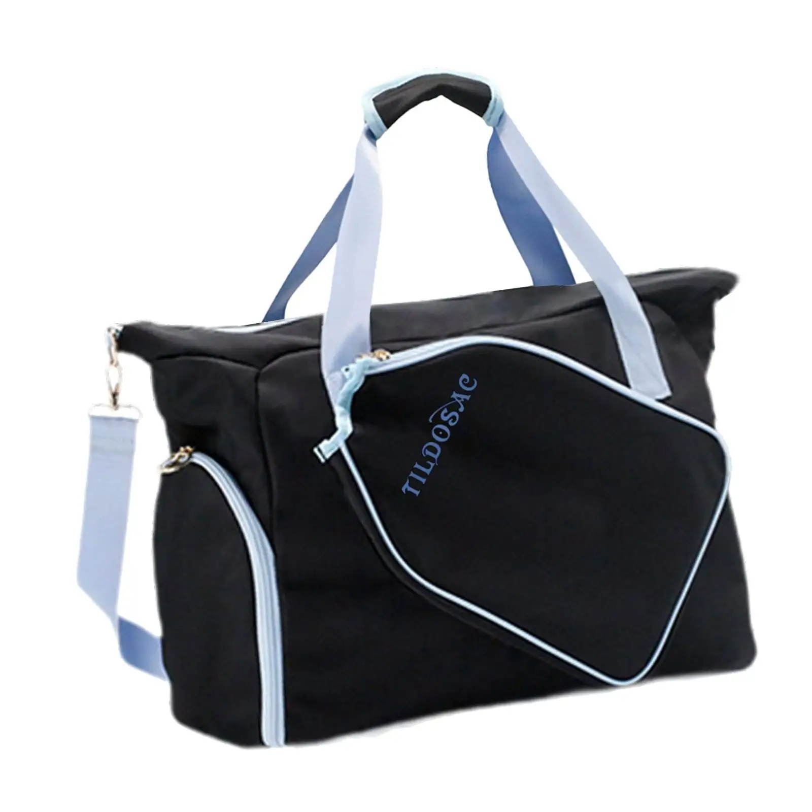 

Pickleball Racket Bag Removable Adjustable Shoulder Strap Handbag with Zipper Portable Outdoor Sport Bag Gym Bag Pickleball Tote