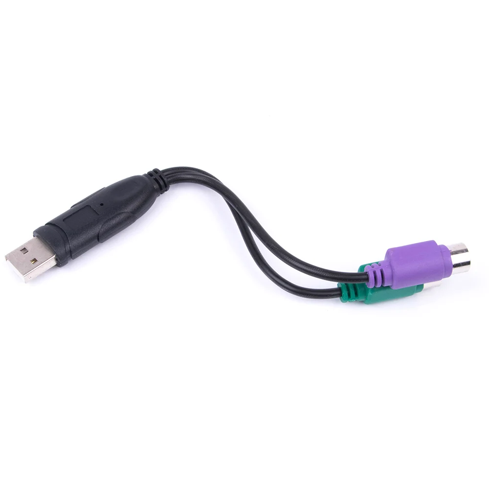 USB to PS2 Cable Male to Female PS/2 Adapter Converter Extension Cable for Keyboard Mouse Scanning Gun PS2 to USB Cable