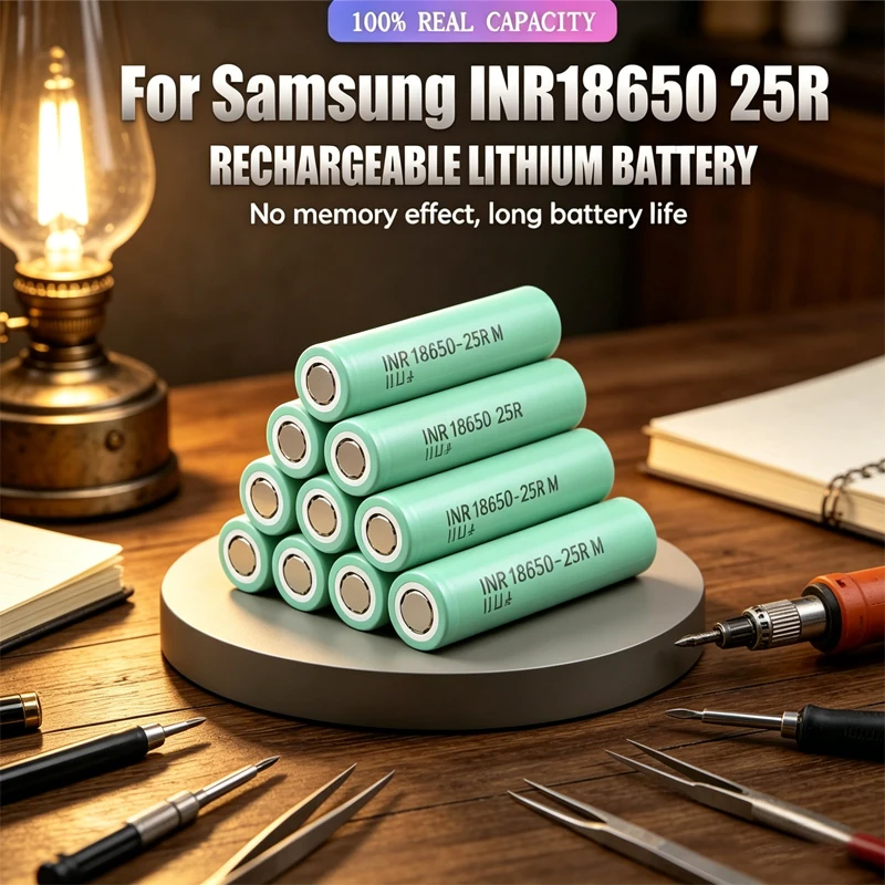 

wholesale price 3.6V 2500mAh 18650 Battery For Samsung INR 18650 25R Lithium Lon Battery Replacement External Battery