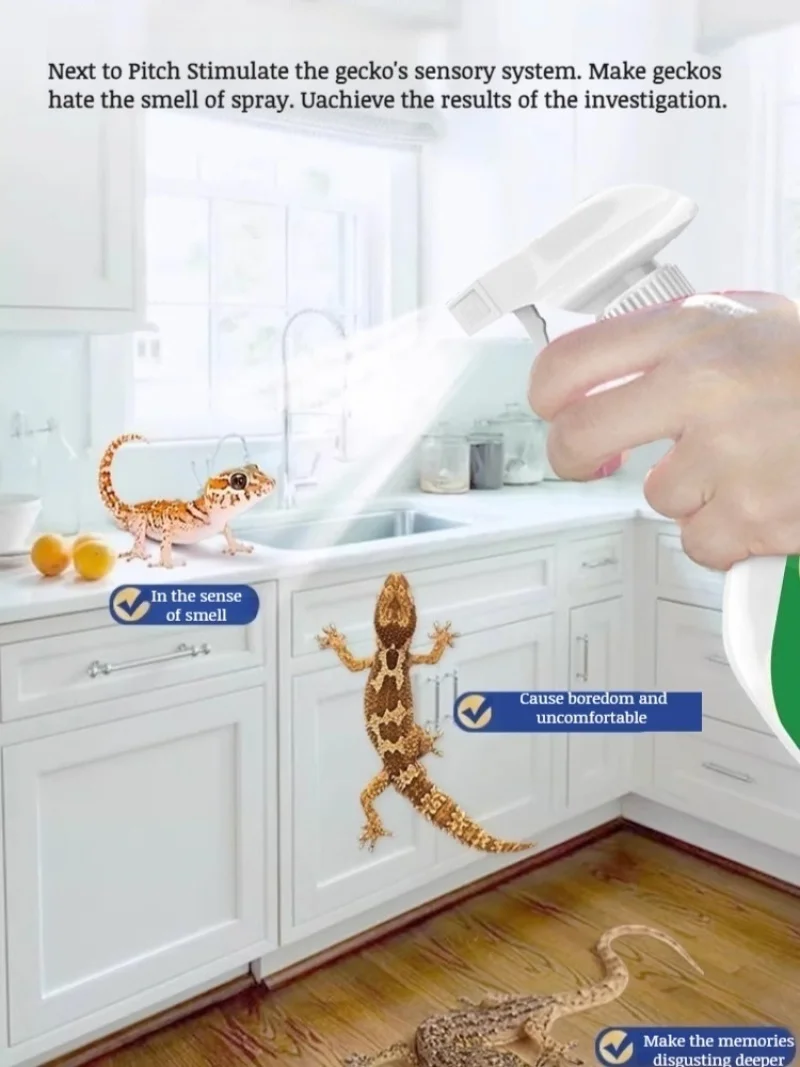 Home Gecko Buster Remove Pest Control Home Spray Indoor ecticide Home Gecko Repellent Spray