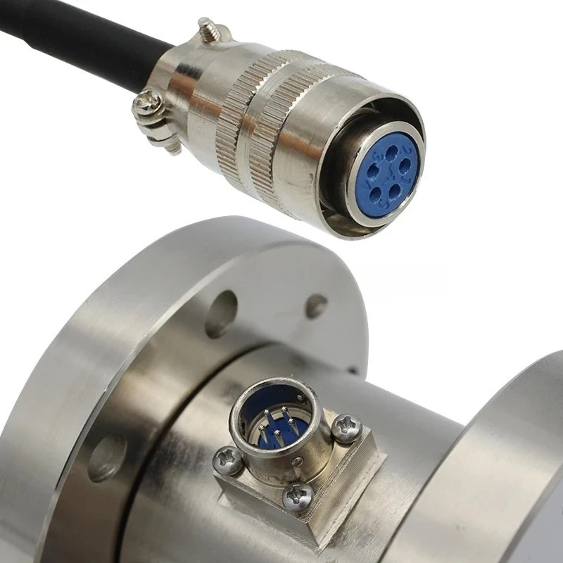 Suitable For Torsion Force 20Nm 500Nm 5000Nm Static Torque Sensor Double Flange Rotary Torsional Non-Continuous Transducer Com