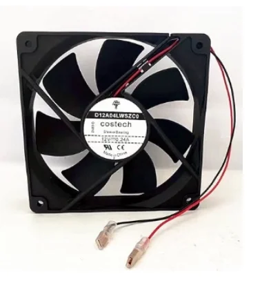 D12A04LWSZC0 ， New Cooler Fan for COSTECH Sleeve Bearing 12025 D12A04LWSZC0 12V 0.24A Cooling Fan 120X120X25MM