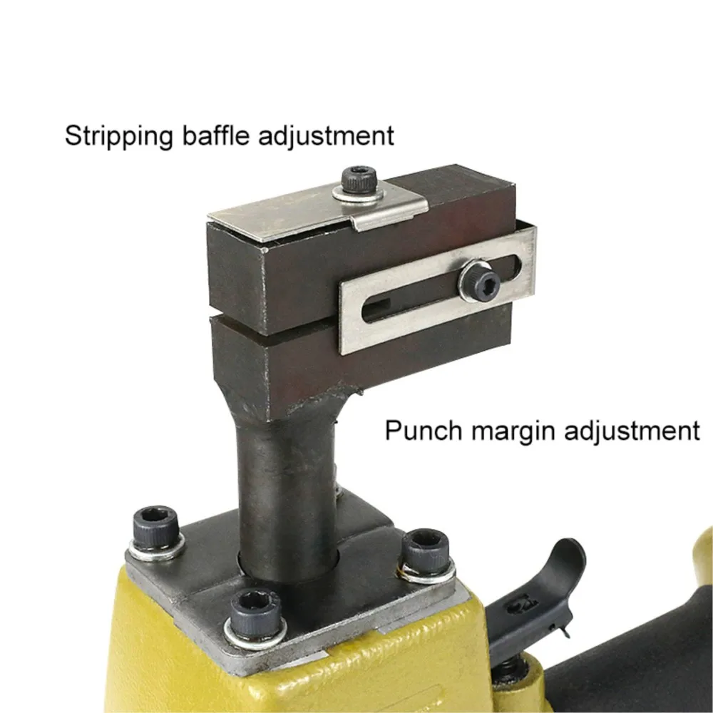 Pneumatic tools Punch Gun Metal Plate Punching Machine 3.2-6.0MM Hole Air Puncher For Metal Advertising Word