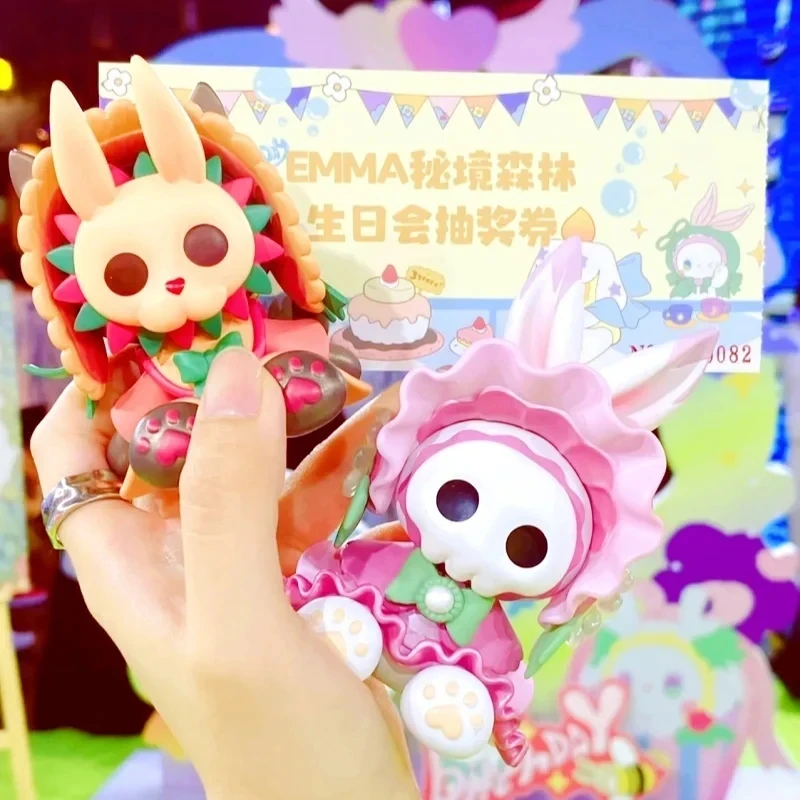 2024 Original New Hot Sale Pvc Emma Secret Forest Masquerade Series Figure Kawaii Desktop Decoration  Children Birthday Gift Toy