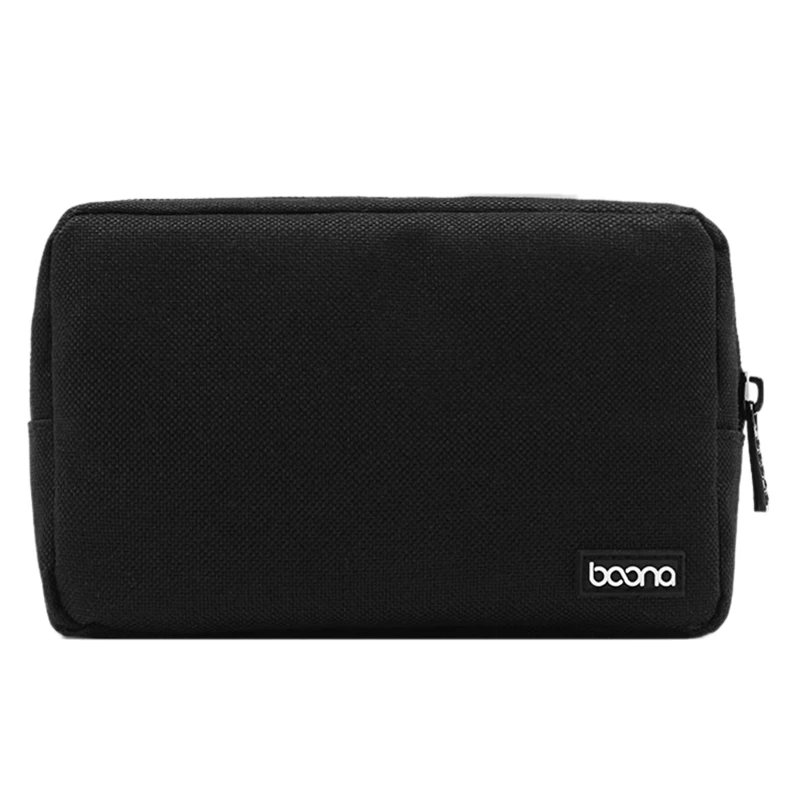 

BOONA Portable Travel Storage Bag Multifunctional Storage Bag for Laptop Power Adapter Power Bank Data Cable Charger Black