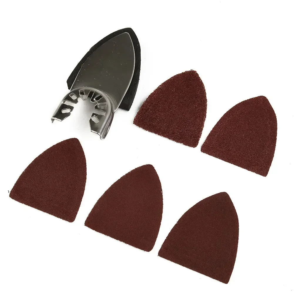 Triangular Sheets Sander 60-240 Grit Polishing 25pcs Oscillating Paper Power Tool Accessories Multi-Function Durable