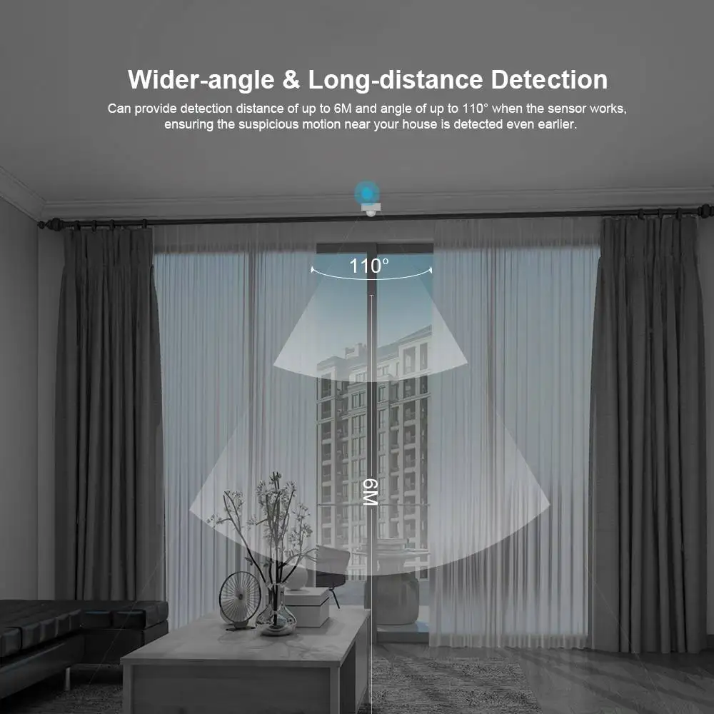SNZB-03 Zigbee 3.0 Motion Sensor Detector Smart Control Via eWeLink ZBBridge Required Work With Alexa Google Home