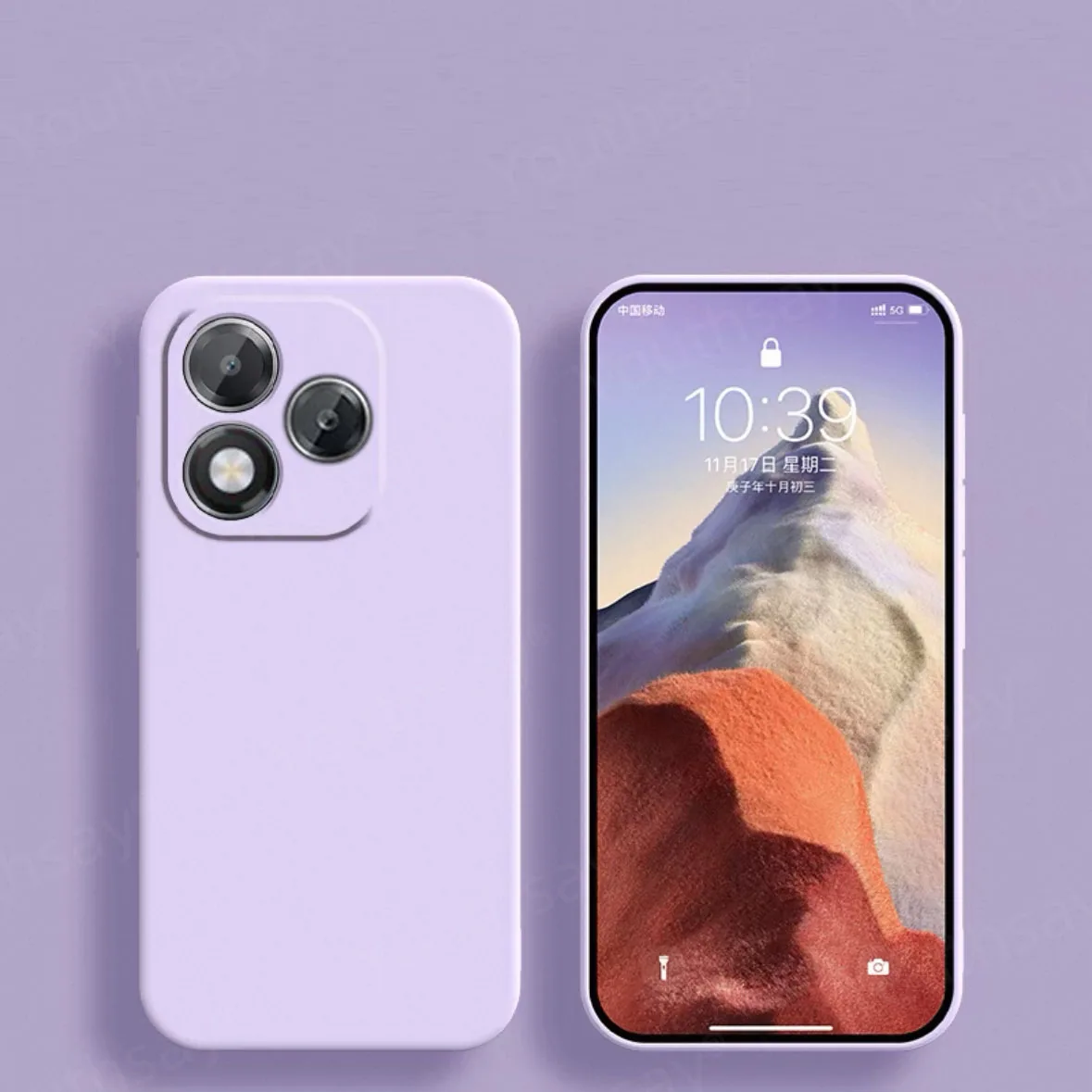 Para Honor 400 Lite Funda Honor 400 Lite Funda Coque Original silicona líquida suave TPU teléfono parachoques para Honor 400 Lite