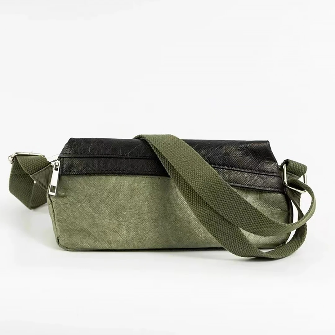 Mini Torba na Ramię Męska Wodoodporna Torba Sling Trójkątna Torba na Pas Męska Torba na Ramię Torba Kurierska Torby Crossbody Torba Boczna Męska Tyvek