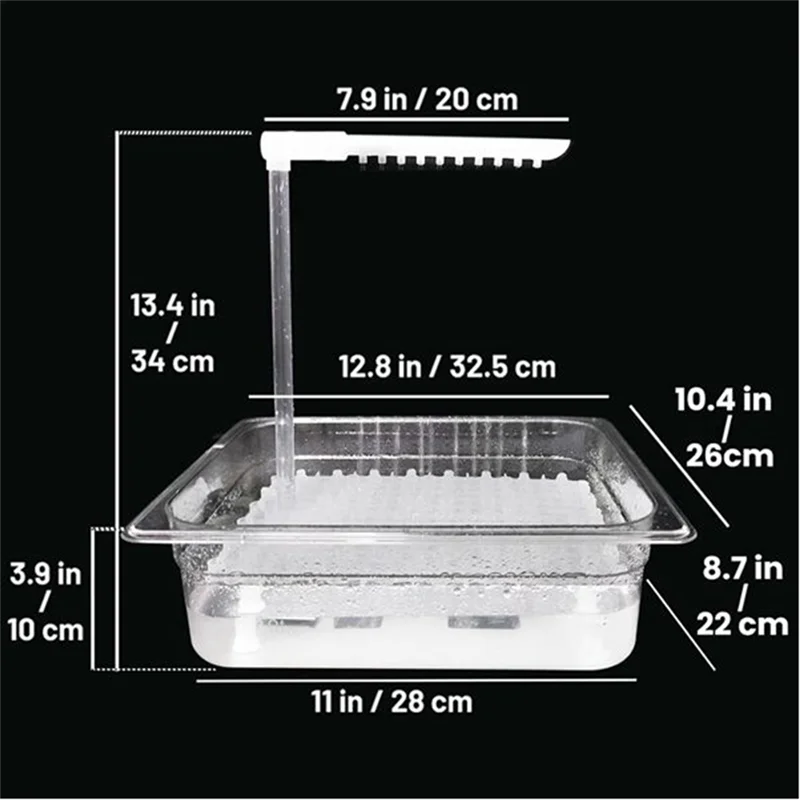 ABZS Multipurpose Bird Bathing Tub Automatic Parrot Shower Box Fountain For Parakeet Cleaning