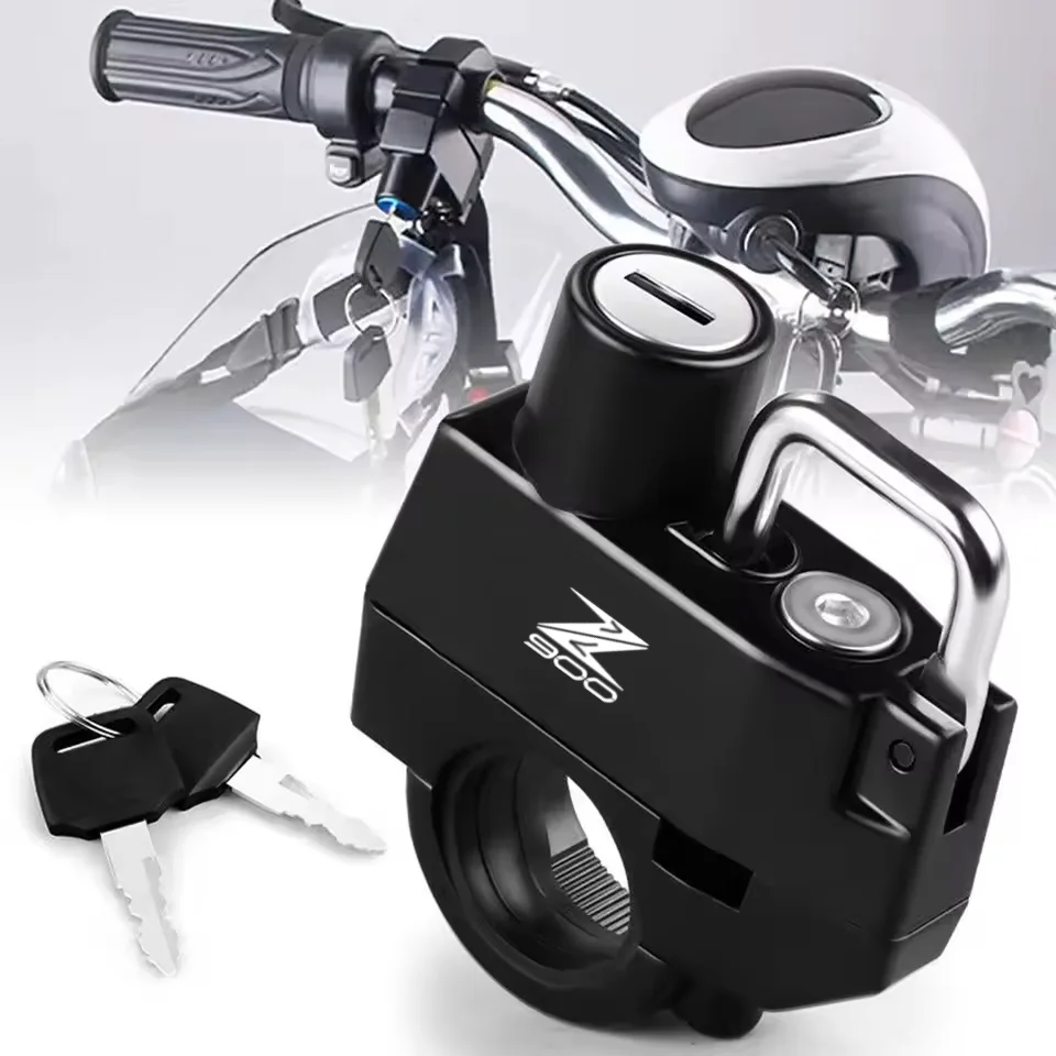 For Kawasaki Z900 Z900 2017 2018 2019 2020 2021 2022 Motorcycle Supplies Helmet Lock Anti-theft Locker Locking Device Rustproof