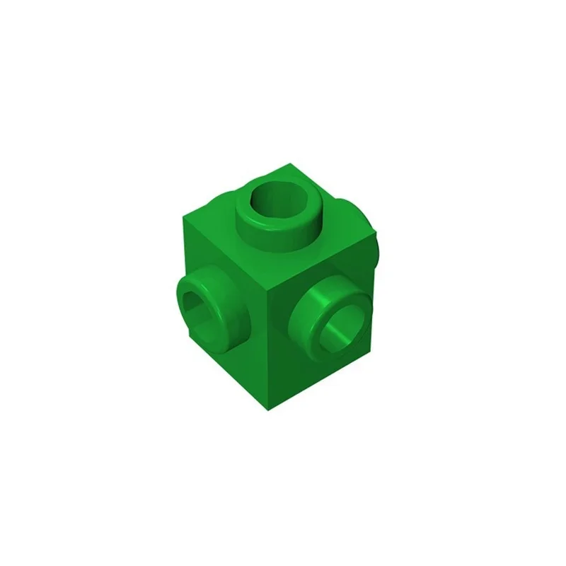 50 Stück 4733 Modifizierte 1x1-Steine mit 4-Seiten-Stiften, Modulare GBC-Spielzeugteile für Technische MOC-Bausteine – Detail 9