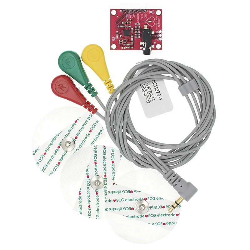 AD8232 Ecg module AD8232 ecg measurement pulse heart ecg monitoring sensor module kit Diy