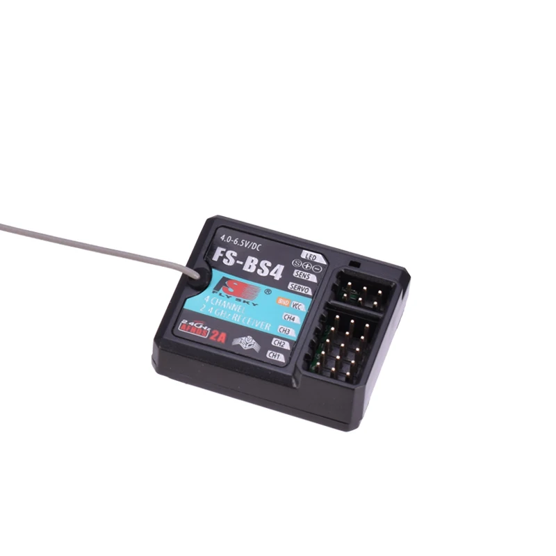 Flysky FS-BS4 2.4G 4CH Receiver with Gyro Stabilization System for Flysky FS-IT4S FS-GT5 Remote Control