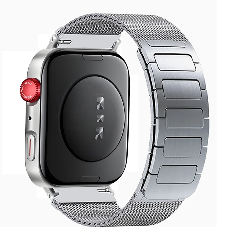 Stainless Steel Metal Strap for Huawei Watch Fit 3/4/4 Pro/5/5 Pro Wristband Bracelet for Huawei Watch Fit 5Pro 4Pro 22mm Band