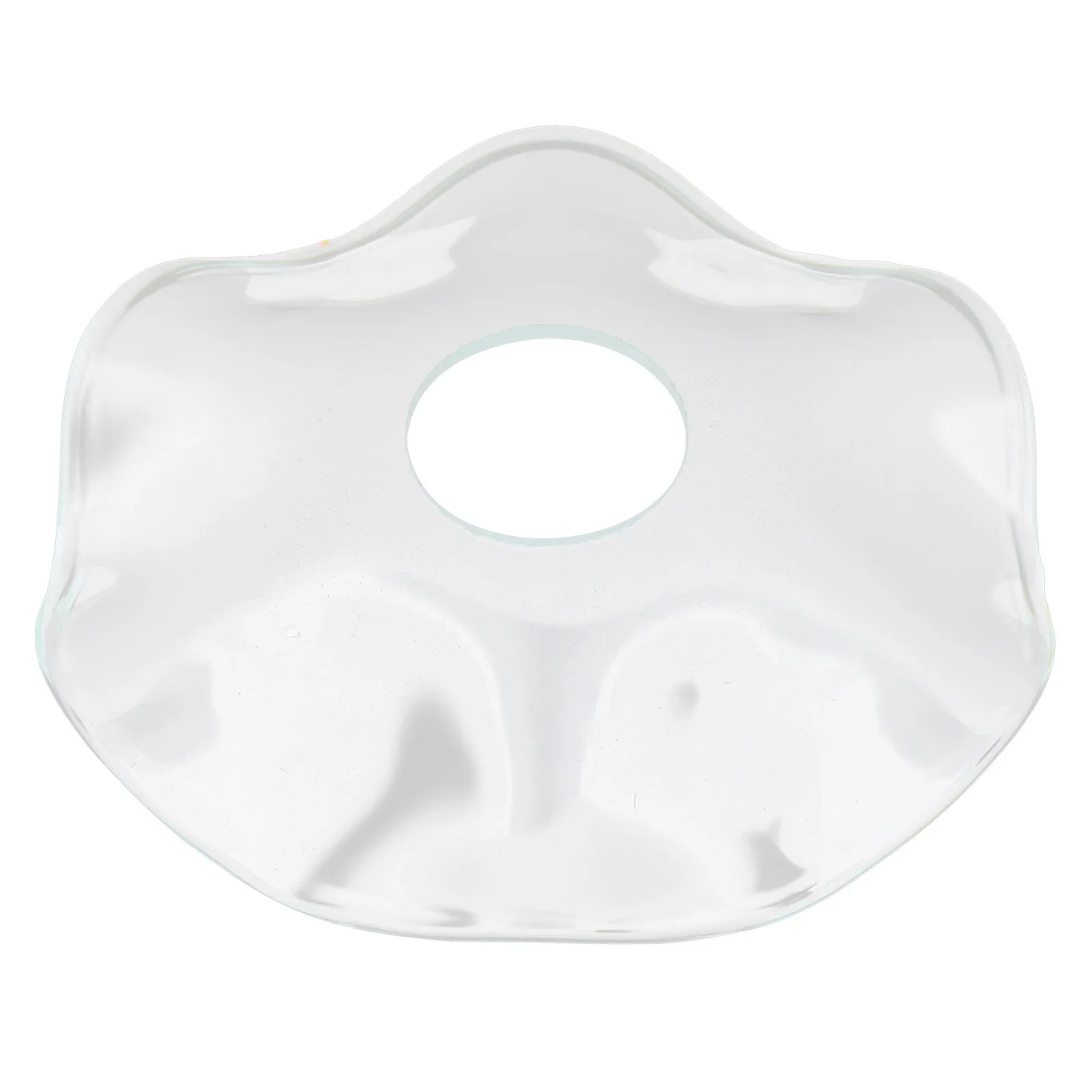 Clear Fluted Glass Taper Wax Drip Catcher Protector Decorative Transparent Holder Easy Wipe Clean Versatile Home Office