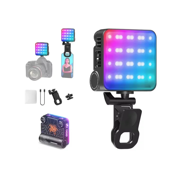 ZHIYUN CINEPEER CM15 15W RGB LED Video Light 2500K-10000K 2600mAh 18 Dynamic Effects Mini Fill Camera Light for Photography