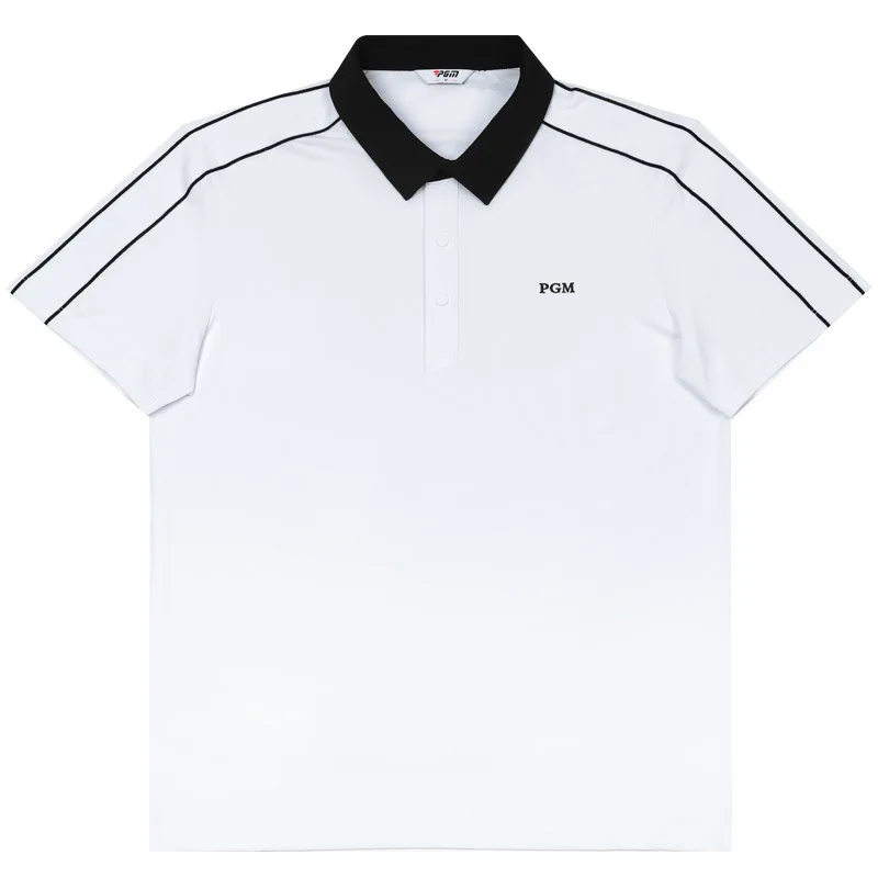 Pgm 2025 New Men's New Summer Golf Polo Shirt Stylish Casual Lapel T-shirt Male Patchwork Breathable Top Anti-sweat Tee - Image 4
