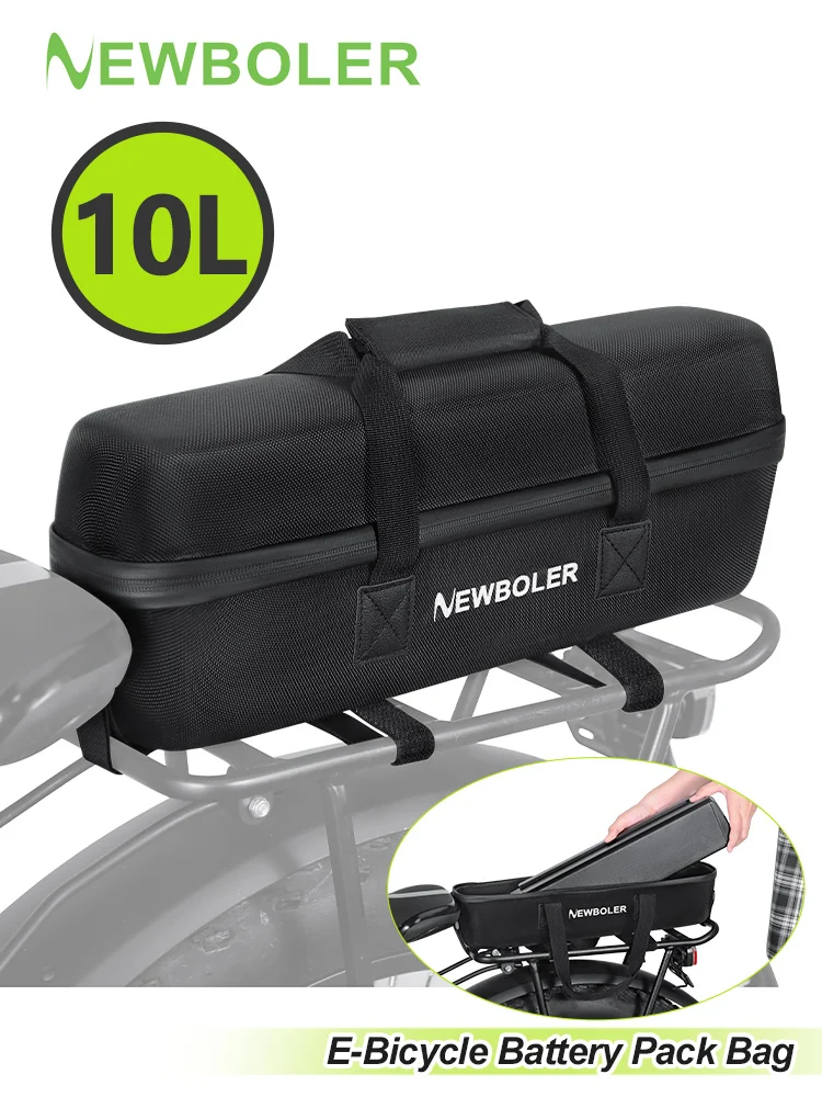 AliExpress NEWBOLER E-Bike 10L Large Capacity Mountain Bike Battery Storage Bag Waterproof Battery Storage Bag Bags for Electric Bicycle Battery