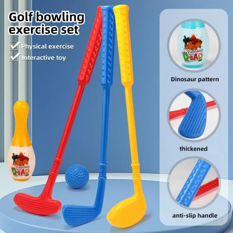 골프 클럽과 실내 엔터테인먼트 공을위한 안전 주니어 골프 볼링 세트 L8RB