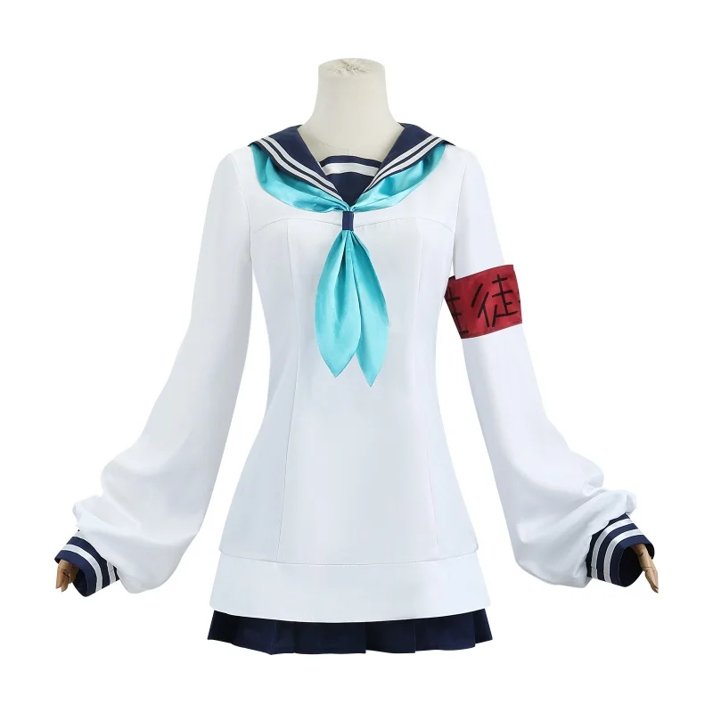 

Neko Nekoyamada Cosplay Costume Anime Dress School Uniform JK Sailor Skirt Hairpins Women