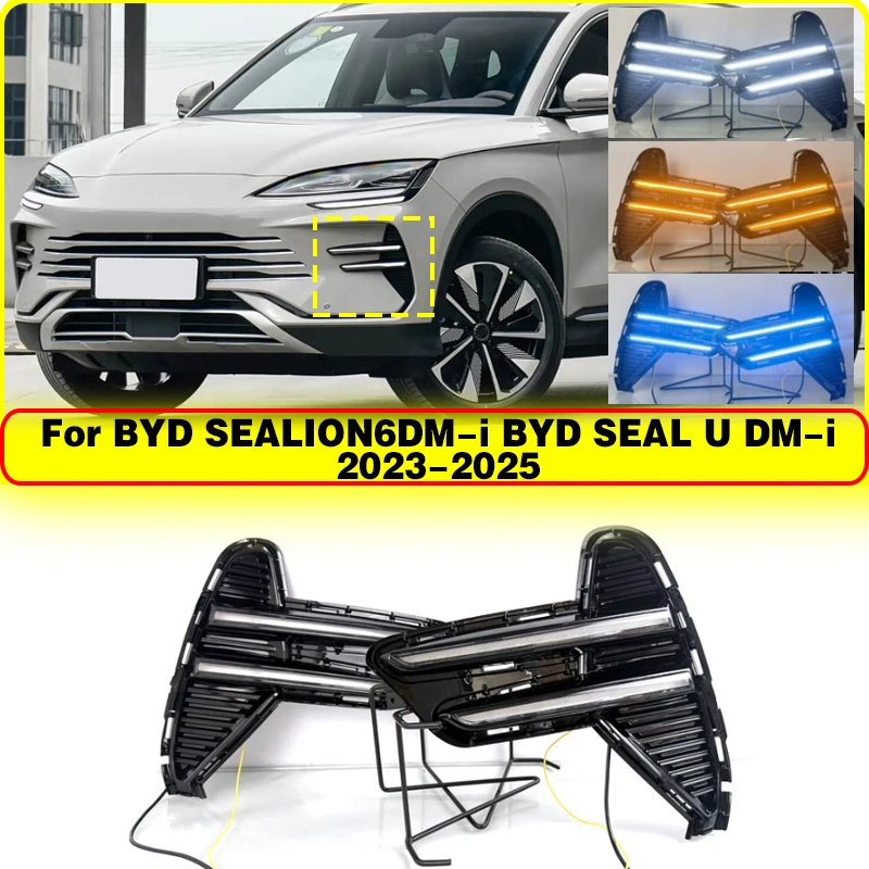 

Suitable for Seal U DM-i BYD SEALION6DM-i BYD SEAL U DM-i 2023-2025 Front Fog Light Front Bumper Light Daytime Running Lights