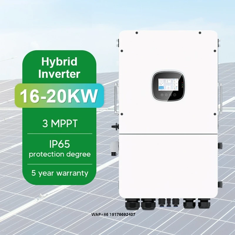 High Reliability Three Phase Hybrid Inverter 16kw 18kw 20kw ‘Mppt Charge Controllers with Wifi Dongle Set for Home