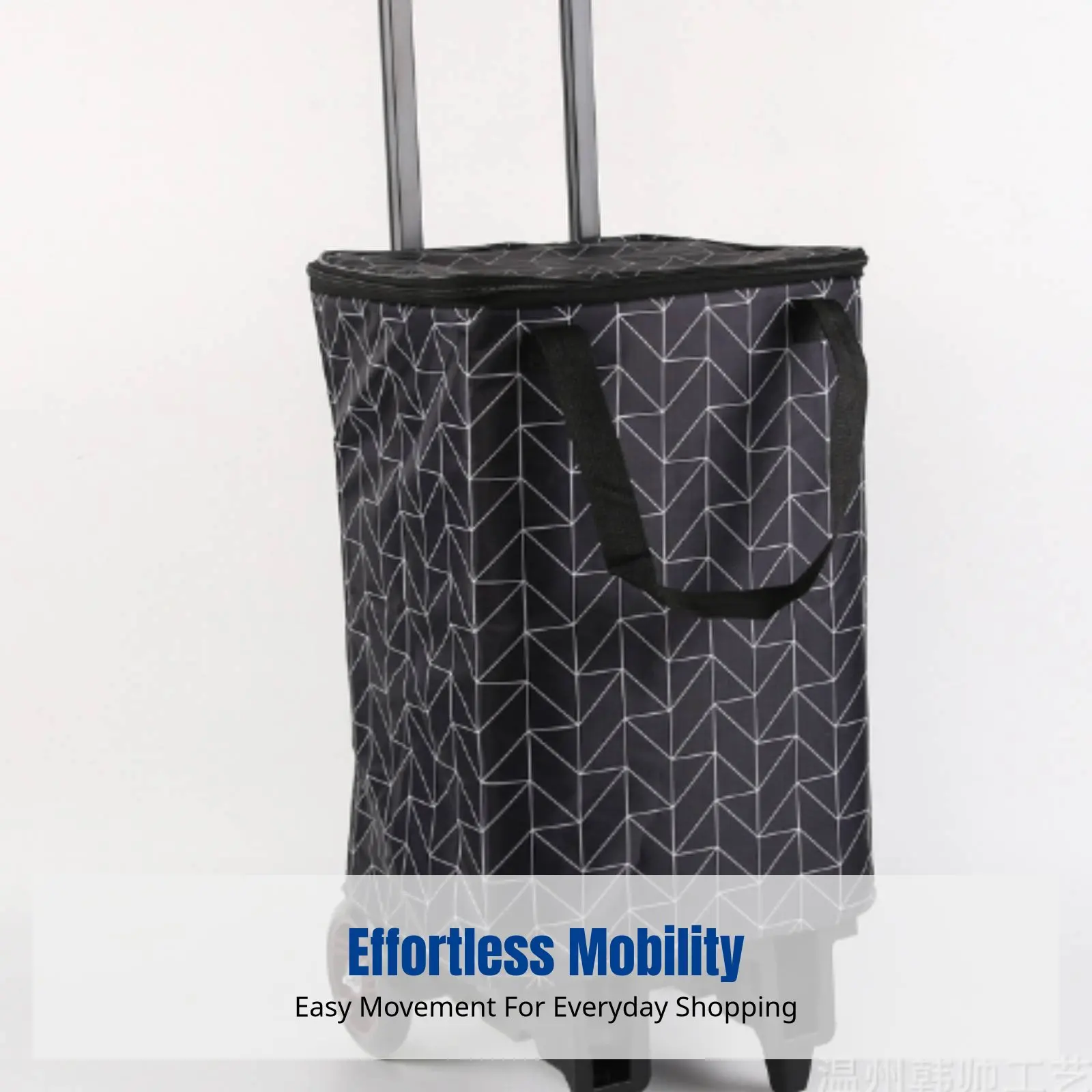 

Телескопическая складная тележка для покупок, вместительная хозяйственная тележка, сумка с разнообразными узорами, портативная универсальная сумка