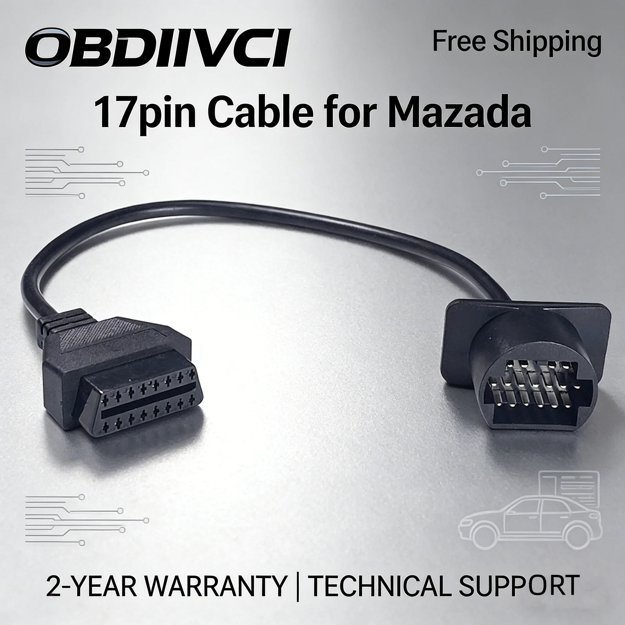 Mazda 17 pin obd2-AliExpress