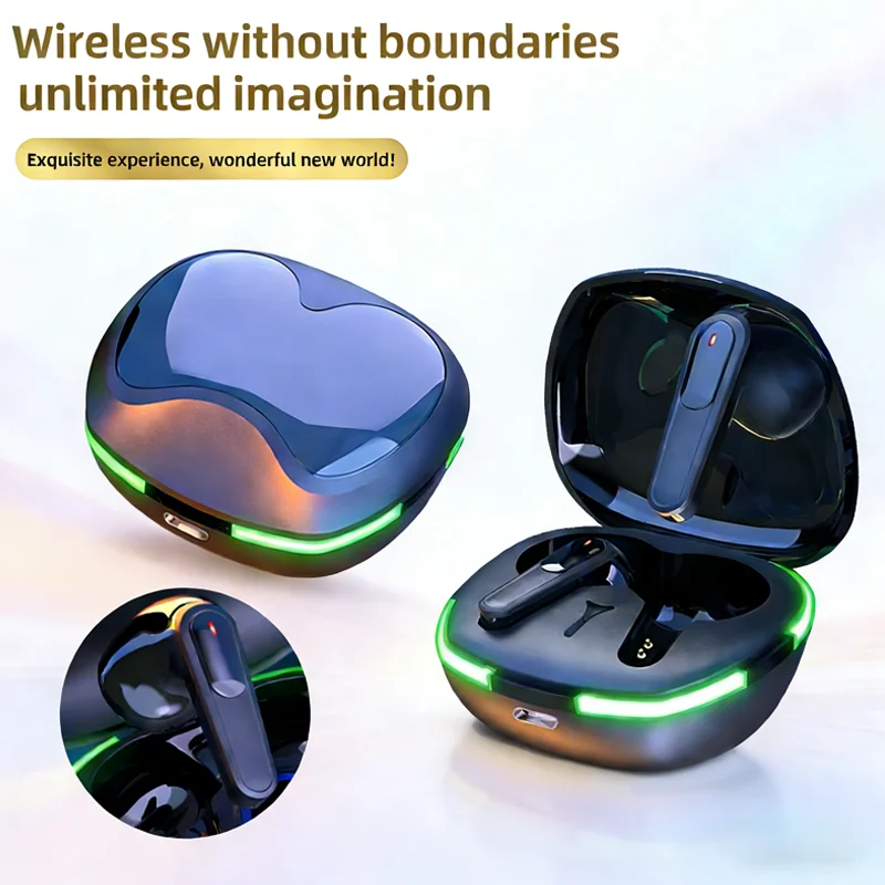 #TWS Wireless Bluetooth Headset With Mic Earbuds Noise Cancelling Stereo Earphones HiFi Stereo Sports Earbuds For Smartphones