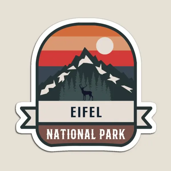 Eifel National Park  Magnet for Fridge Organizer Magnetic Home Children Stickers Kids Cute Refrigerator Holder  Funny Toy