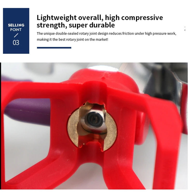 ABRW Airless Paint Spray Gun 3600PSI for Wagner Titan Spraying Machine Without 517 Tip High Pressure Sprayer