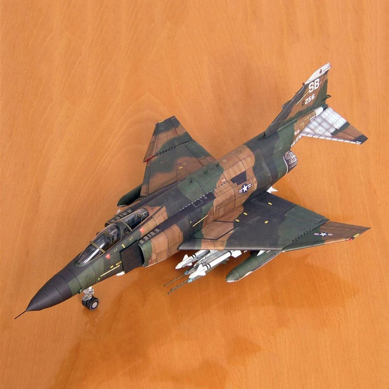 Us F-4B-戦闘機,モデル,飛行機,軍事,ホビーのコレクション,ジグソーパズル,DIYおもちゃ,1:33