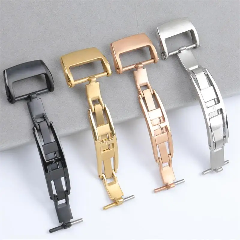 Maisitu Topkwaliteit 316l Roestvrijstalen Vlindergesp 18Mm 20Mm Voor Richard Strap Mille Opvouwbare Sluiting Rm Horlogeband