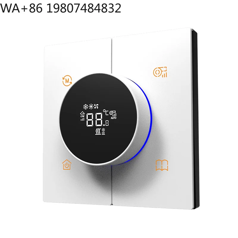 WiFi Touch Rotatable Smart Central Control Screen Programmable Scene Switch Color Icon Knob Display  App Voice Home Hotel