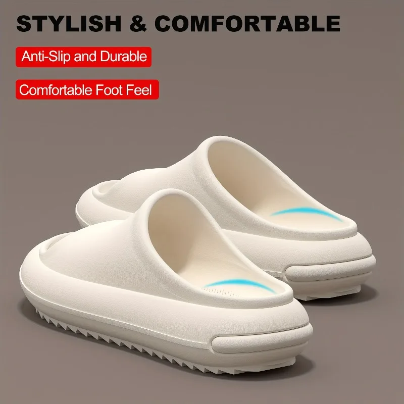 

Women EVA Thick Sole Slides Summer Cloud Comfort Slippers Anti Slip Soft Cushioned Bathroom men Beach Casual cloud Outdoor Shoes