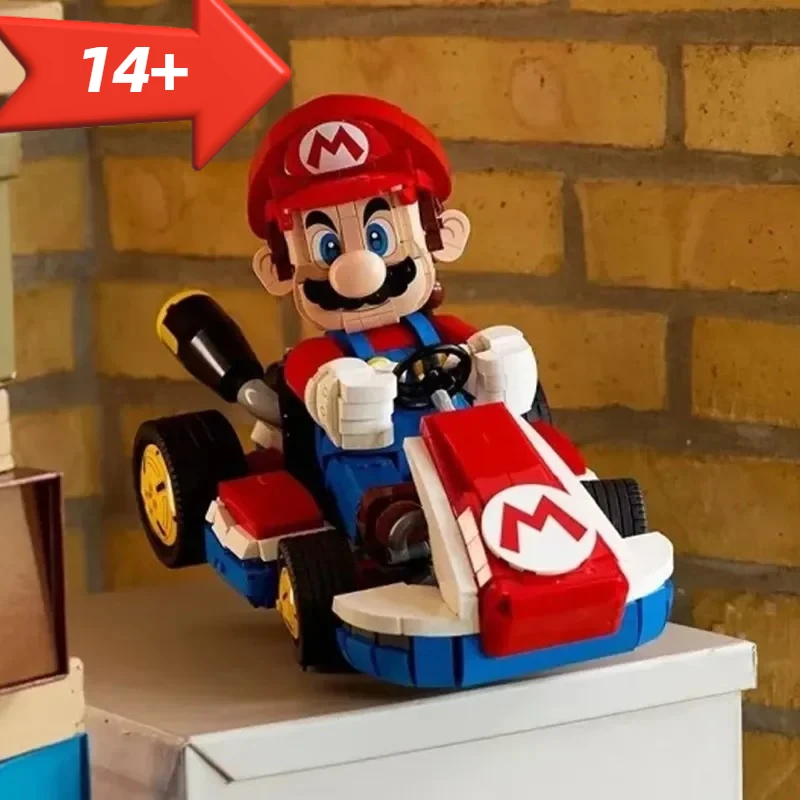 

Новинка 2025, стандартный картинг, классическая игра, модель гоночного автомобиля, строительные блоки, городская машина, сборка, кирпичи, игрушки для детей, подарки для взрослых