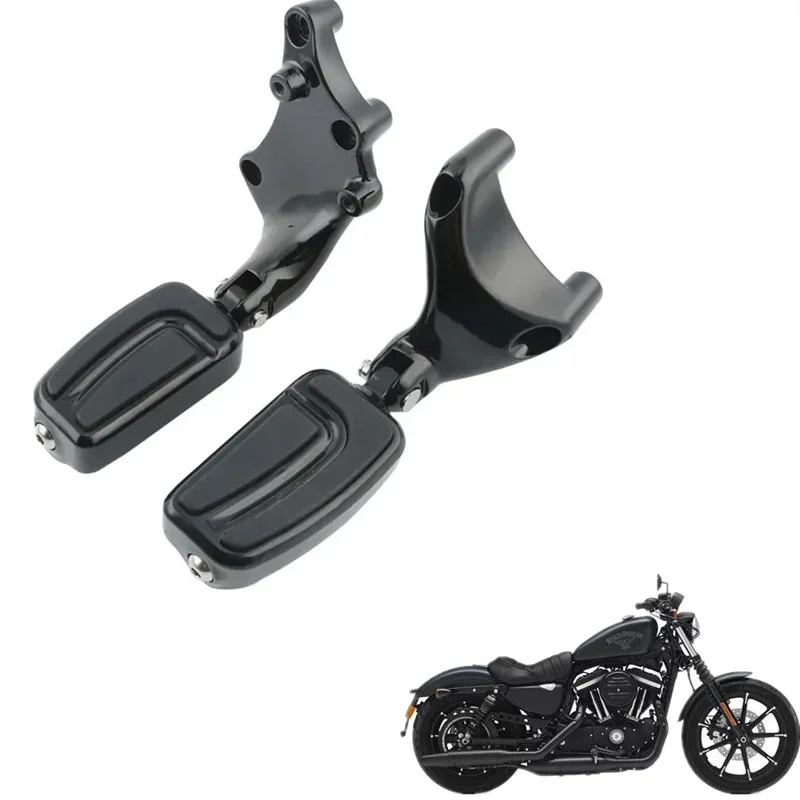 

Запчасти для мотоциклов, аксессуары, пара подножек, подставка для ног с монтажными кронштейнами для Harley Sportster 1200 883, два цвета