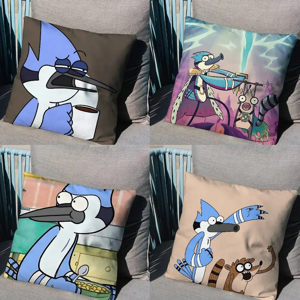 

leisure Mordecai Regular Show pillow cover living room sofa cushion cover bedroom room bed pillow cover home decoration