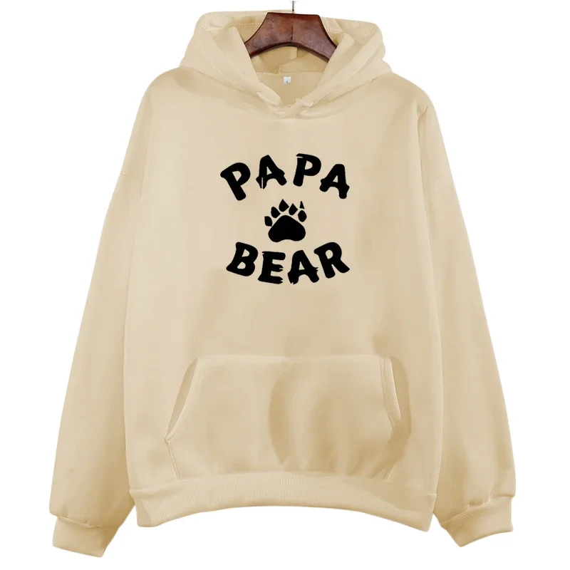 Papa Bear Mama Bear Lover Hoodie Matching Couple Hoodies Hip Hop Oversize Sweatshirt Fashion Harajuku Hoodie Y2k Streetwear Tops