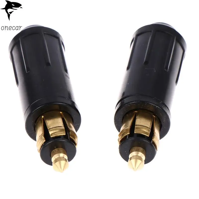 

1Pcs DIY Din Hella Male Plug Powerlet Plug European Type 12V Cigarette Lighter Adapter Connector Fits Motorcycles