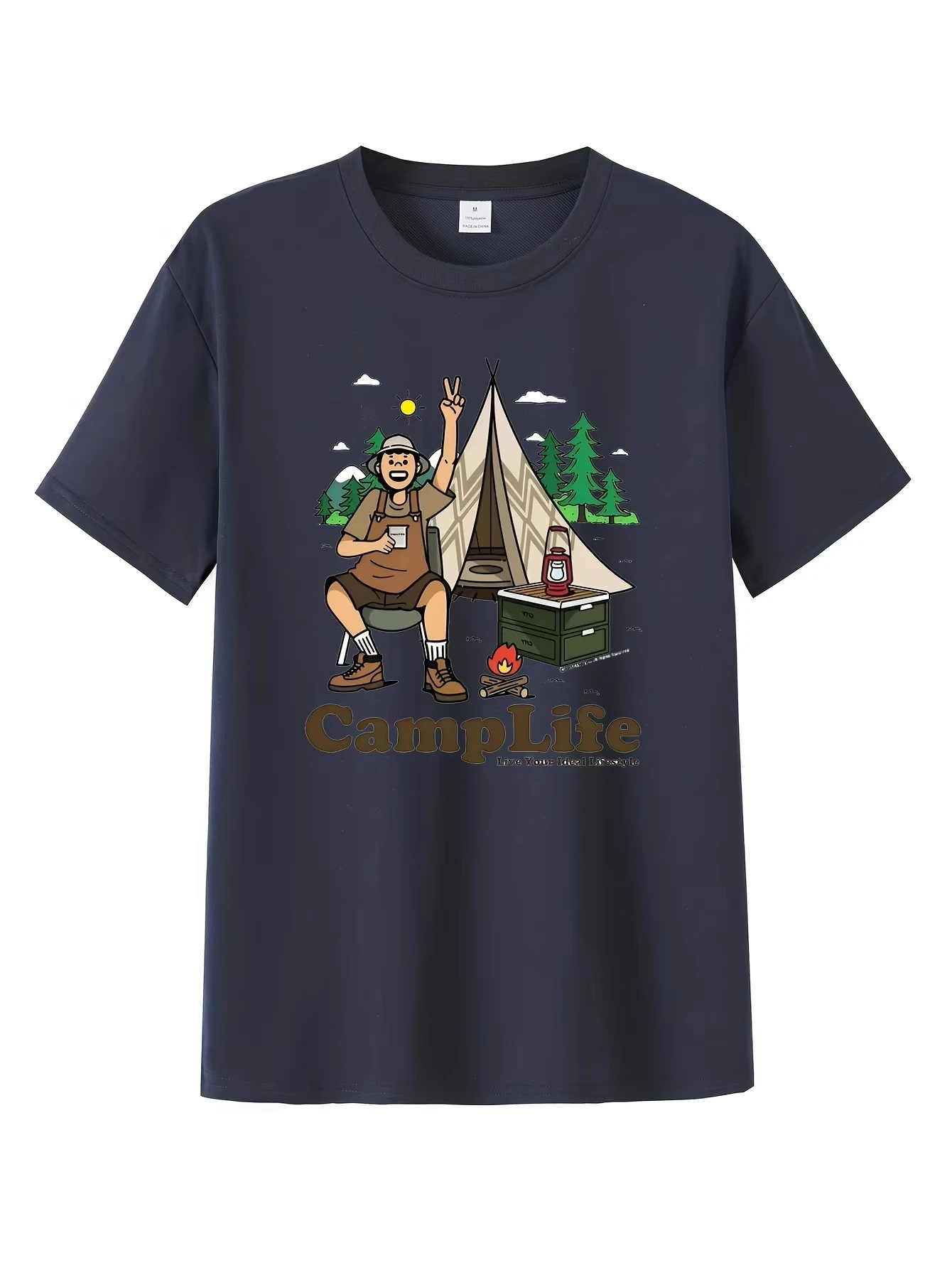 2026 جديد القطن الخالص الرياضة كل مباراة الرجال والنساء نفسها في الهواء الطلق تي شيرت الإبداعية طباعة جولة الرقبة قميص قصير