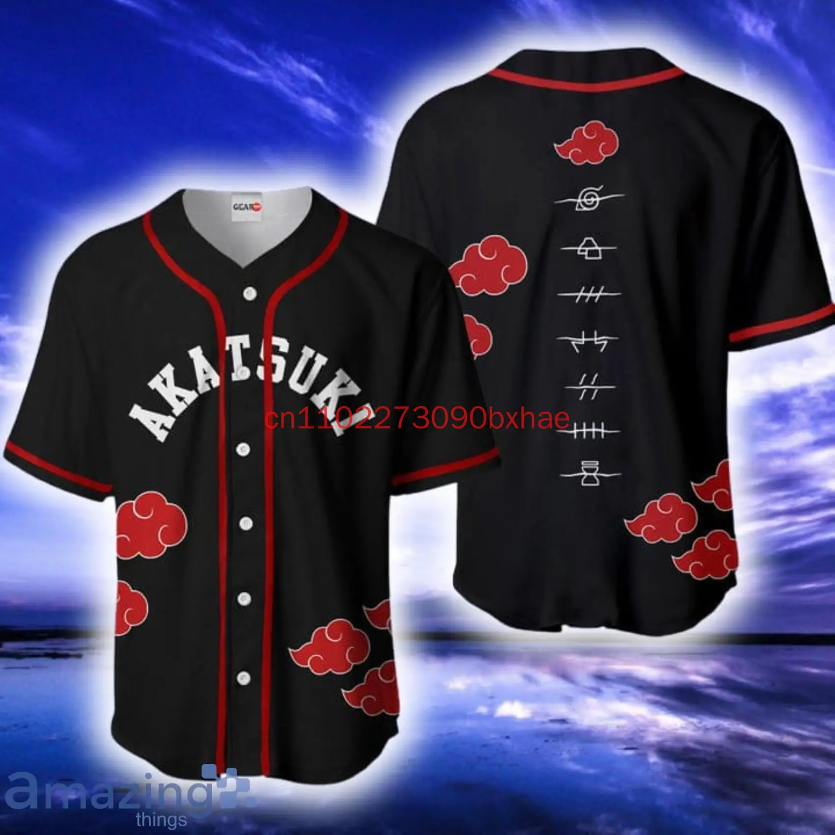 2025 جديد ناروتو البيسبول قميص ثلاثية الأبعاد مطبوعة الشارع العصرية الرجال والنساء البيسبول قميص تنفس التجفيف السريع
