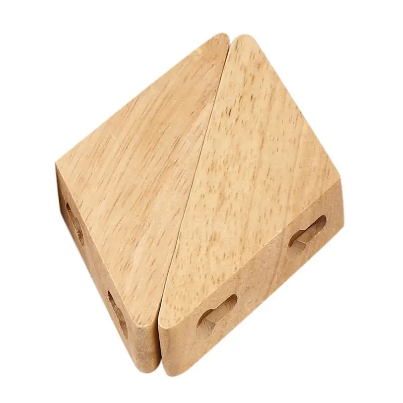 BHBD-24Pcs Natural Wood Clothes Hanger Wall Mounted Coat Hook Decorative Key Holder Hat Scarf Handbag Storage Hanger