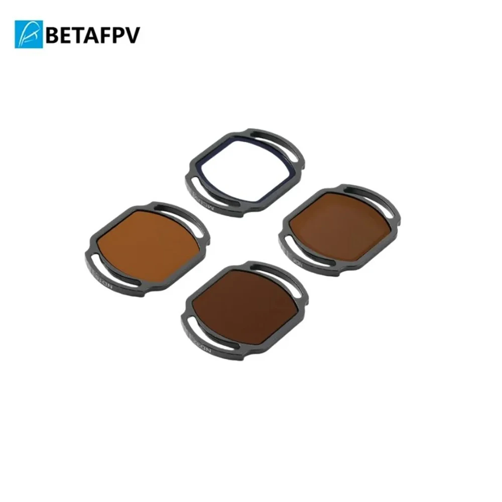 

Набор УФ-фильтров BETAFPV для камеры DJI O4 pro, комплект из 4 предметов ND8/ND16/ND32 NDFilter для FPV-дрона, видеосъемки