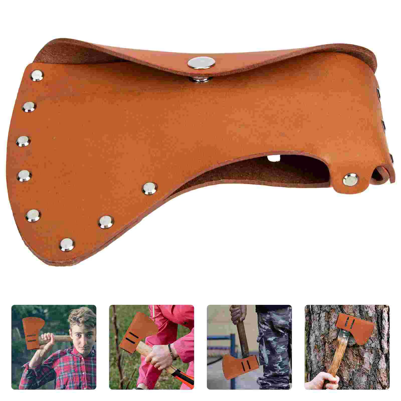 

Cover Hatchet Protector Sleeve Case Hammer Guard Camping Professional Portable Chopping Outdoors Cattlehide