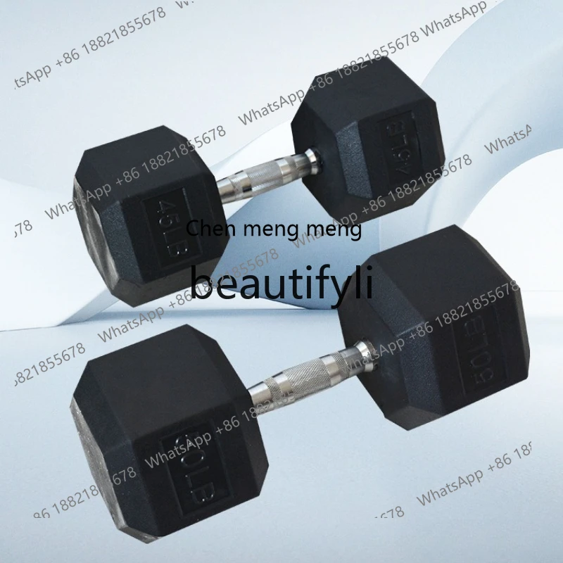 

X 1428 Hexagonal Dumbbells 10kg 15kg 20kg Gym Commercial Club Hexagonal Dumbbells