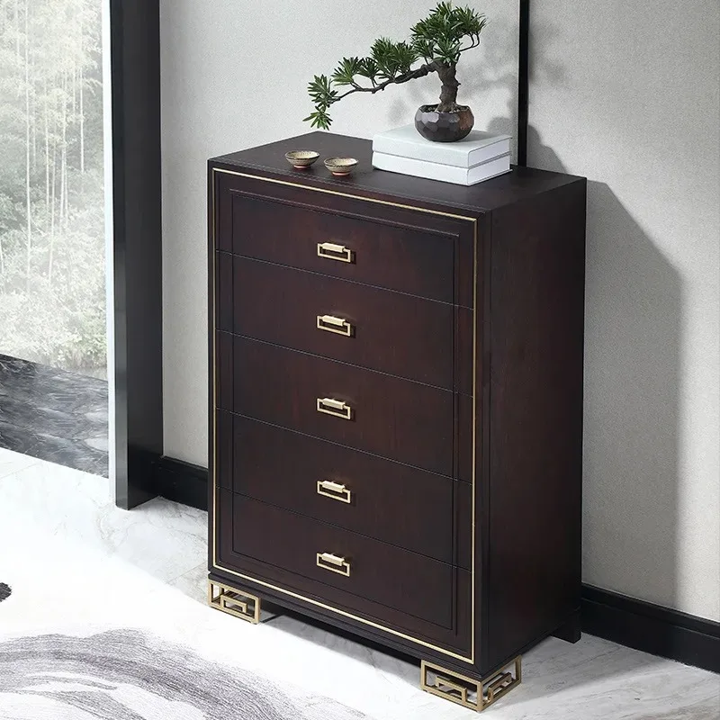 

New Chinese chest modern simple cabinet storage cabinet locker living room bedroom new furniture