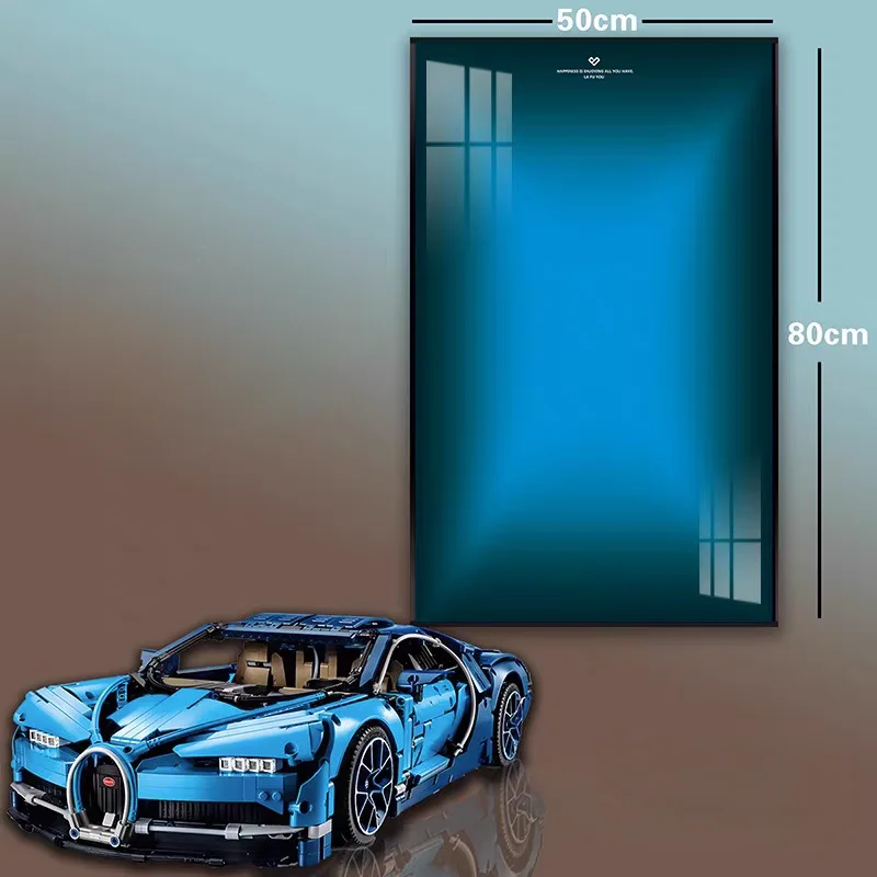 Exibição de montagem em parede para LEGO Technic 42083 Bugatti Chiron-Display Parede apenas colecionáveis adultos para montagem em parede de carro Lego