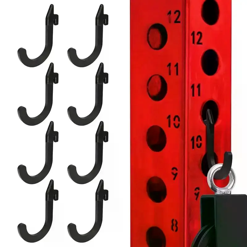 Squat Rack Holder Attachments For Home Gym Storage Heavy Duty Weight Rack Holder With Storage Hook Perfect Gym Accessories